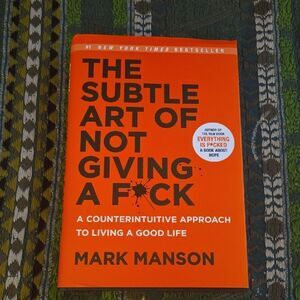 The Subtle Art of Not Giving a F*ck Hardcover Book NEW